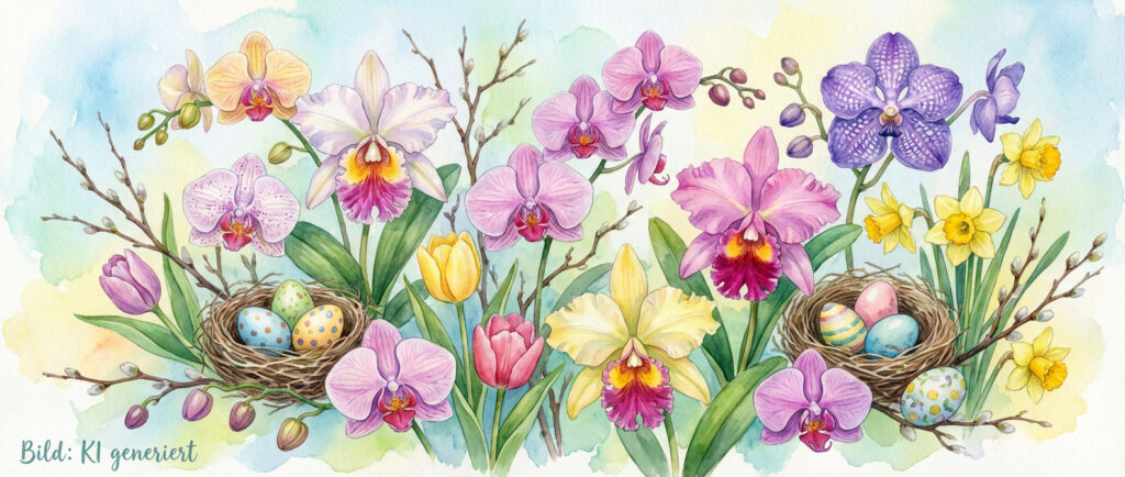 Orchideen und Ostern