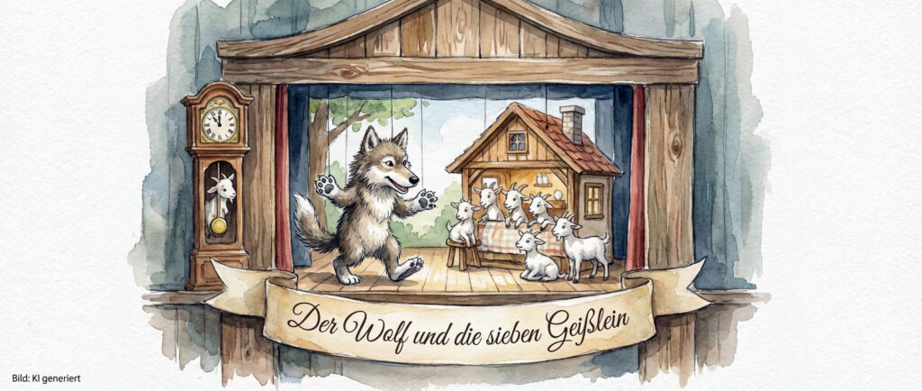 Märchen der Wolf und die Sieben Geißlein