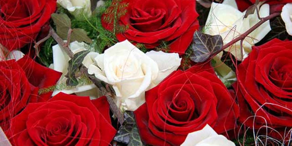 Zum Muttertag ein Strauß Rosen