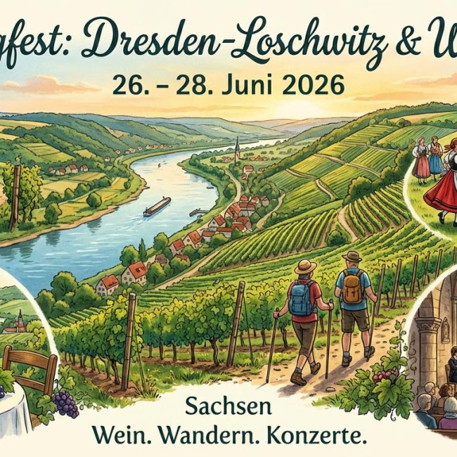 Elbhangfest in der Dresdner Elblandschaft