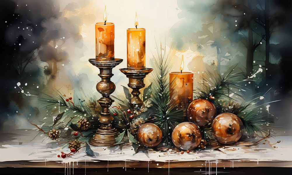 Kerzen zum dritten Advent